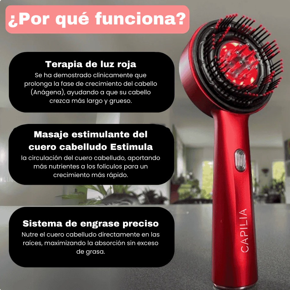 Masajeador para un mejor crecimiento del cabello CAPILIA™