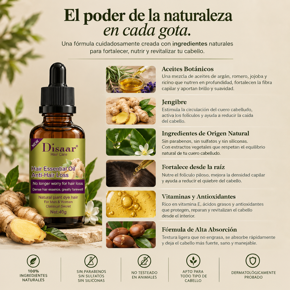 Capilia — Aceite Capilar Anti Caída